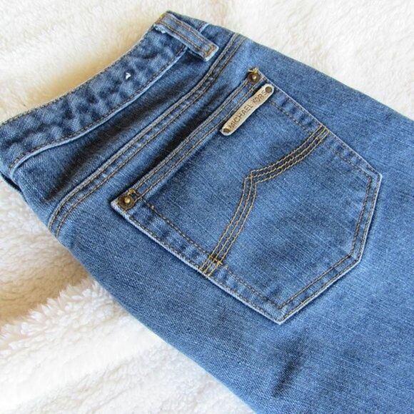 Michael Kors Women's Size 6 Boot Cut Jeans Dark Wash Denim Classic Minimalist - Picture 6 of 15